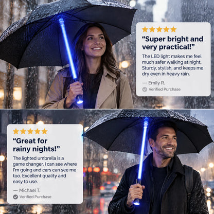 SaberBrella™ — The Glowing Saber Umbrella